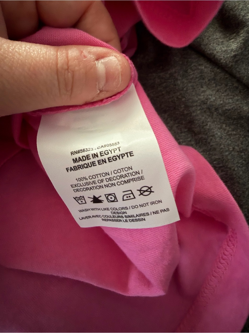 Nike Women's Hot Pink Crew T-Shirt with White Swoosh - Picture 3 of 3